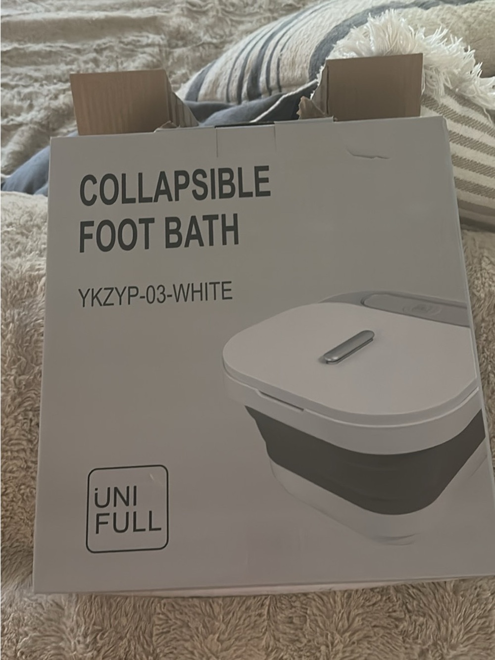 UNIF Collapsible Foot Bath – White
